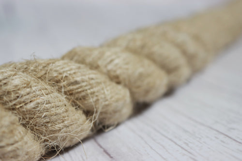 natural jute flax hemp bannister rope