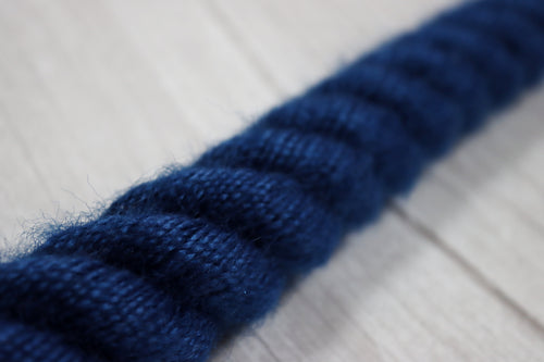 royal blue bannister rope