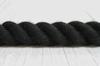 Black bannister rope