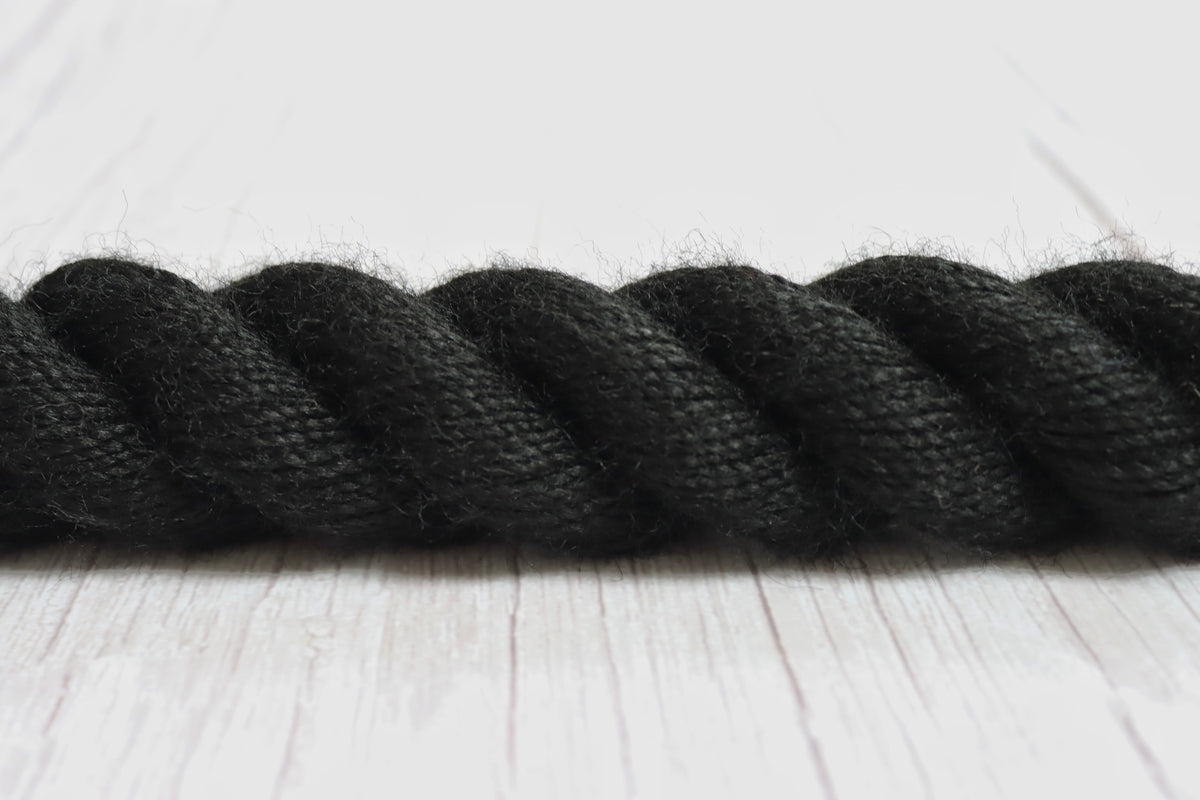 Black bannister rope