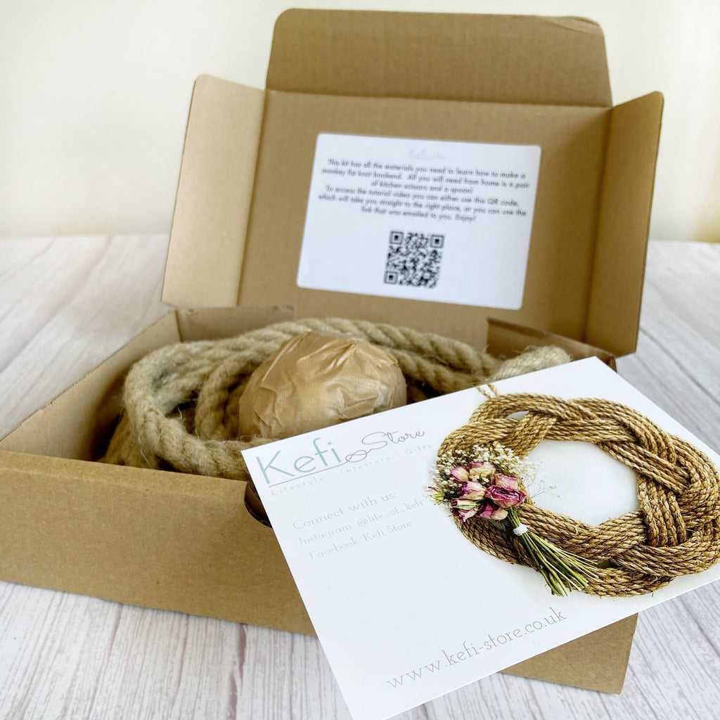 DIY Rope Knot Bookend Kit